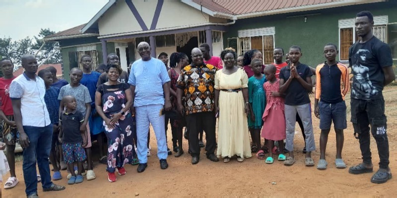 the team and children at AFH