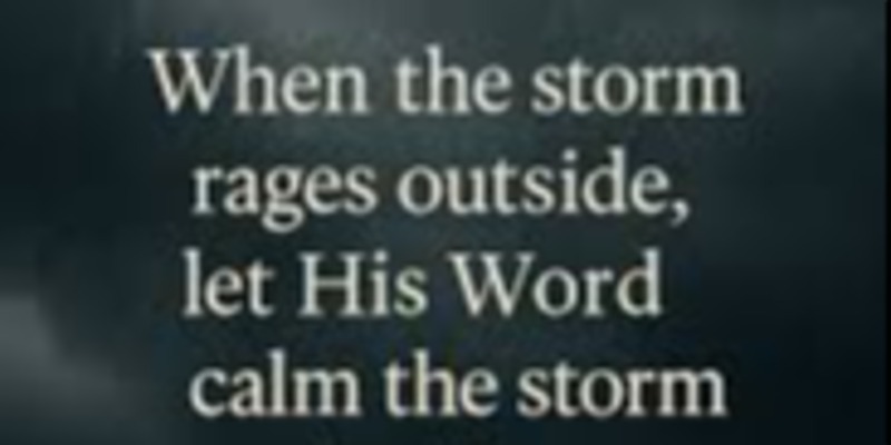 His Peace Remains: The Stillness That Stays When the Storms Outside Rage